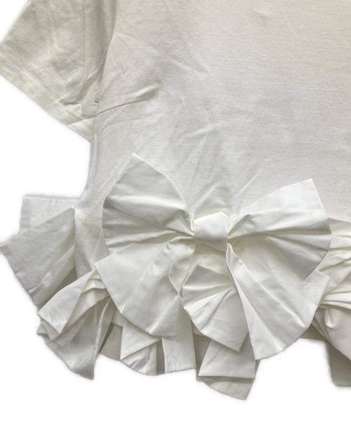 Snidel（スナイデル）Snidel (スナイデル) 半袖カットソー ホワイト サイズ:Fの古着・服飾アイテム