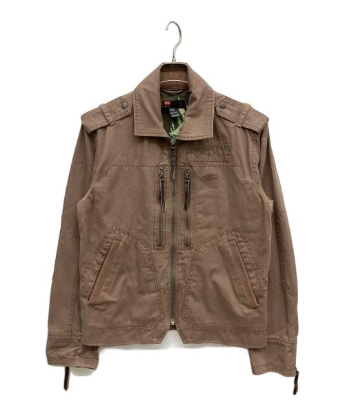 DIESEL（ディーゼル）DIESEL (ディーゼル) ジャケット ブラウン サイズ:Mの古着・服飾アイテム