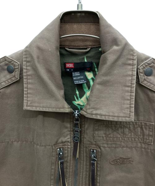 DIESEL（ディーゼル）DIESEL (ディーゼル) ジャケット ブラウン サイズ:Mの古着・服飾アイテム