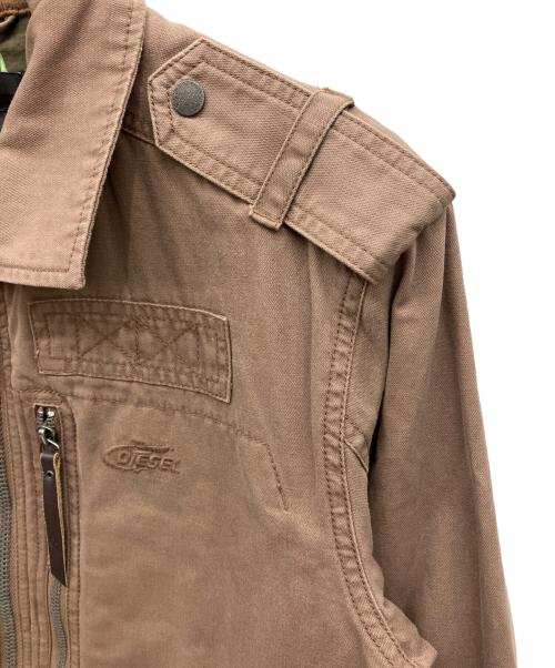 DIESEL（ディーゼル）DIESEL (ディーゼル) ジャケット ブラウン サイズ:Mの古着・服飾アイテム