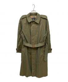 Burberry's（バーバリーズ）の古着「ステンカラーコート」｜グリーン
