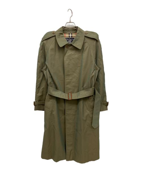 Burberry's（バーバリーズ）Burberry's (バーバリーズ) ステンカラーコート グリーン サイズ:170の古着・服飾アイテム
