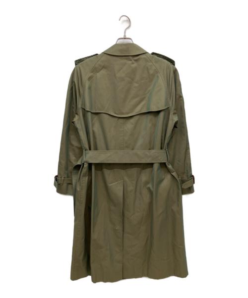 Burberry's（バーバリーズ）Burberry's (バーバリーズ) ステンカラーコート グリーン サイズ:170の古着・服飾アイテム