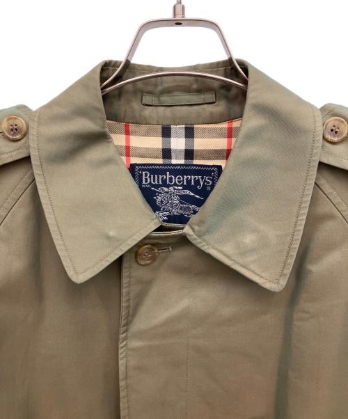 Burberry's（バーバリーズ）Burberry's (バーバリーズ) ステンカラーコート グリーン サイズ:170の古着・服飾アイテム