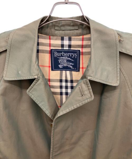 Burberry's（バーバリーズ）Burberry's (バーバリーズ) ステンカラーコート グリーン サイズ:170の古着・服飾アイテム