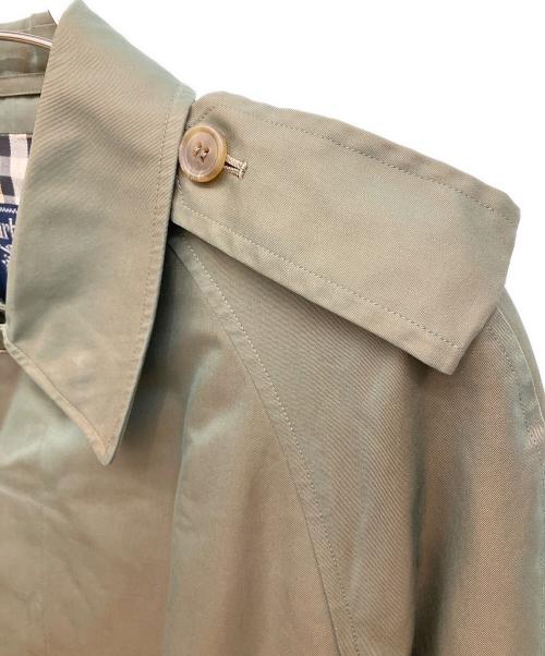 Burberry's（バーバリーズ）Burberry's (バーバリーズ) ステンカラーコート グリーン サイズ:170の古着・服飾アイテム
