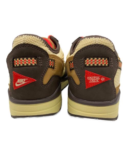 NIKE（ナイキ）NIKE (ナイキ) TRAVIS SCOTT (トラヴィススコット) Air Max 1 CACT.US Brown ブラウン×ベージュ サイズ:27.5cmの古着・服飾アイテム