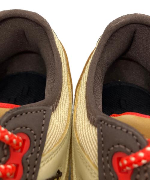 NIKE（ナイキ）NIKE (ナイキ) TRAVIS SCOTT (トラヴィススコット) Air Max 1 CACT.US Brown ブラウン×ベージュ サイズ:27.5cmの古着・服飾アイテム