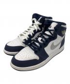 NIKEナイキ）の古着「AIR JORDAN1」｜ネイビー×ホワイト