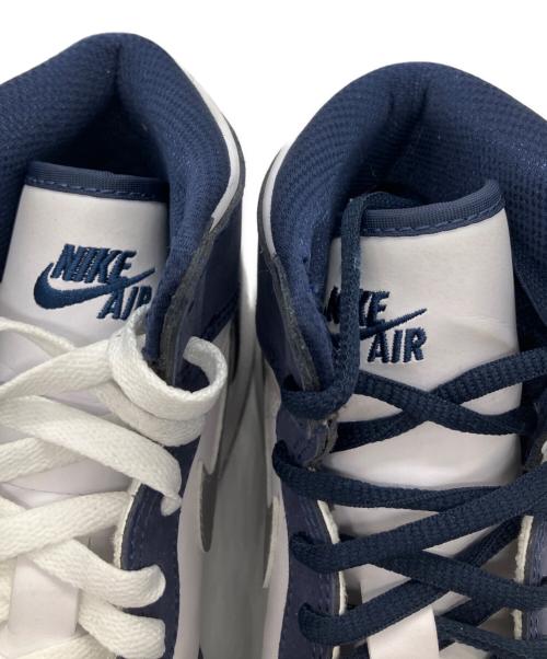 NIKE（ナイキ）NIKE (ナイキ) AIR JORDAN1 ネイビー×ホワイト サイズ:25cmの古着・服飾アイテム