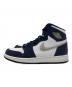 NIKE (ナイキ) AIR JORDAN1 ネイビー×ホワイト サイズ:25cm：10000円