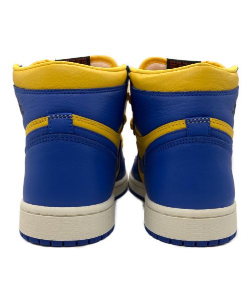 NIKE（ナイキ）NIKE (ナイキ) AIR JORDAN1 RETRO HIGH OG ブルー×イエロー サイズ:25ｃｍ 未使用品の古着・服飾アイテム