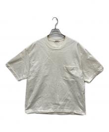 AURALEE（オーラリー）の古着「スタンドアップTシャツ」｜ホワイト