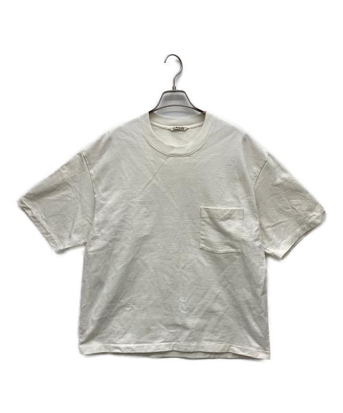 AURALEE（オーラリー）AURALEE (オーラリー) スタンドアップTシャツ ホワイト サイズ:3の古着・服飾アイテム