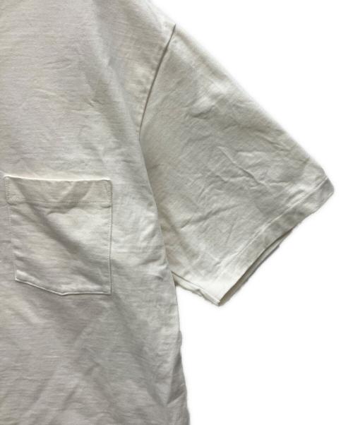 AURALEE（オーラリー）AURALEE (オーラリー) スタンドアップTシャツ ホワイト サイズ:3の古着・服飾アイテム