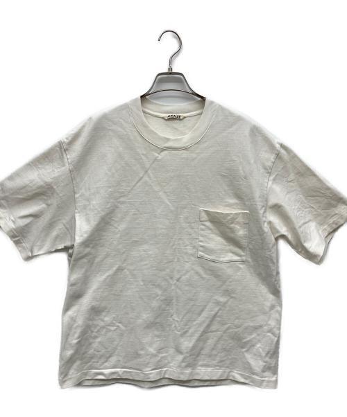 AURALEE（オーラリー）AURALEE (オーラリー) スタンドアップTシャツ ホワイト サイズ:3の古着・服飾アイテム