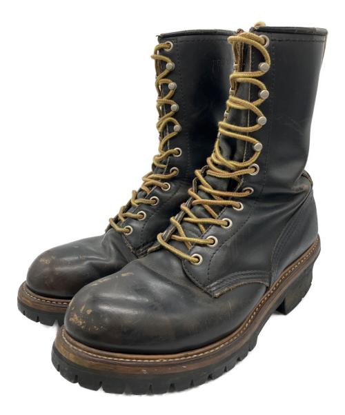 RED WING（レッドウィング）RED WING (レッドウィング) ロガーブーツ ブラック サイズ:25.5cmの古着・服飾アイテム