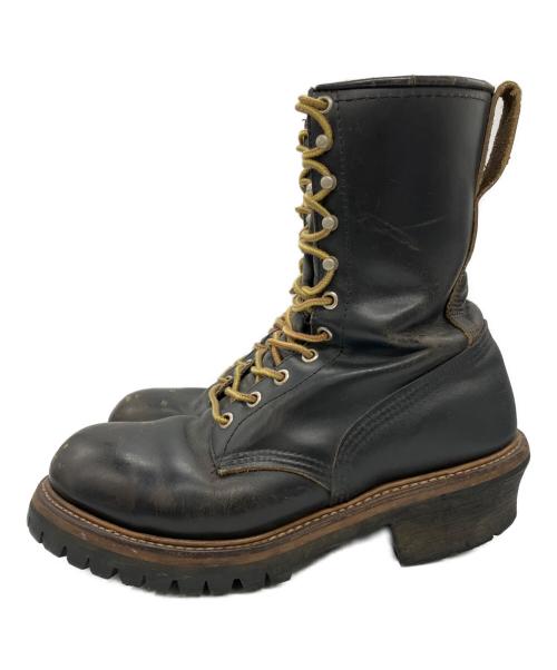 RED WING（レッドウィング）RED WING (レッドウィング) ロガーブーツ ブラック サイズ:25.5cmの古着・服飾アイテム