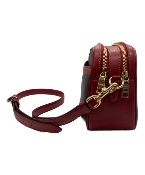 COACH（コーチ）COACH (コーチ) ショルダーバッグ ブラウン×レッドの古着・服飾アイテム