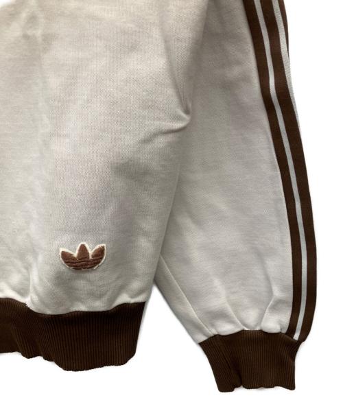 adidas（アディダス）adidas (アディダス) トラックジャケット ベージュ×ブラウン サイズ:4の古着・服飾アイテム