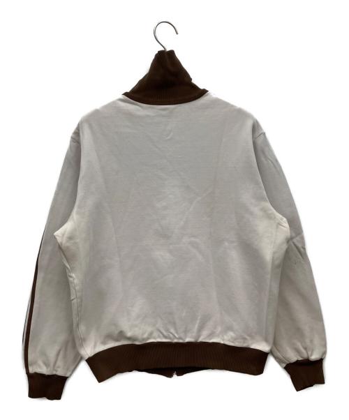 adidas（アディダス）adidas (アディダス) トラックジャケット ベージュ×ブラウン サイズ:4の古着・服飾アイテム
