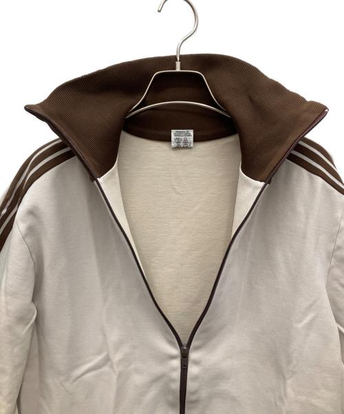 adidas（アディダス）adidas (アディダス) トラックジャケット ベージュ×ブラウン サイズ:4の古着・服飾アイテム