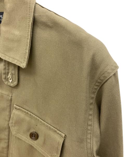 SHIPS（シップス）SHIPS (シップス) サージツイルサファリジャケット オリーブ サイズ:Mの古着・服飾アイテム