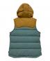 Patagonia (パタゴニア) ダウンベスト ブルー×ブラウン サイズ:XL：6000円