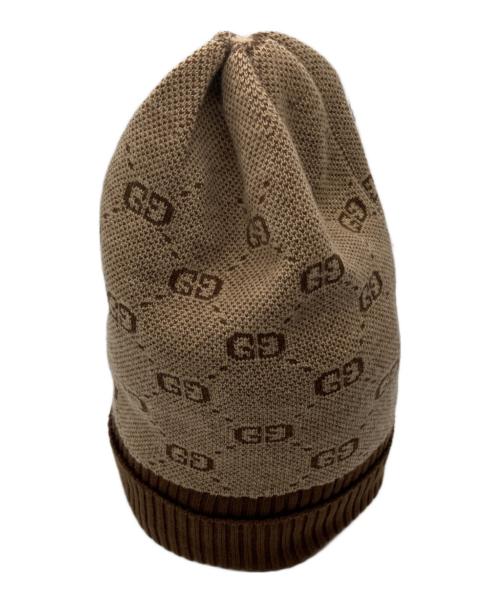GUCCI（グッチ）GUCCI (グッチ) ニット帽 ベージュ サイズ:Mの古着・服飾アイテム