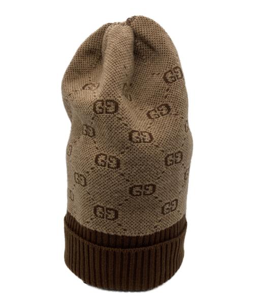 GUCCI（グッチ）GUCCI (グッチ) ニット帽 ベージュ サイズ:Mの古着・服飾アイテム
