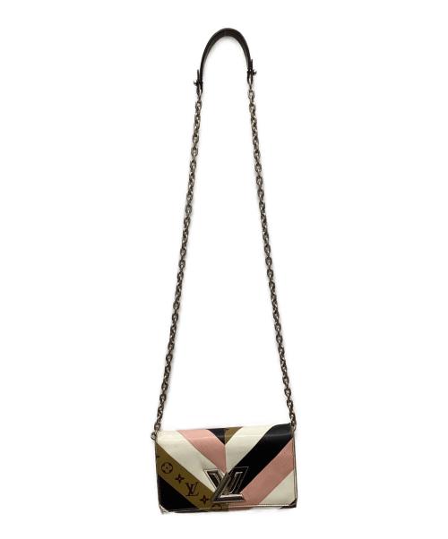 LOUIS VUITTON（ルイ ヴィトン）LOUIS VUITTON (ルイ ヴィトン) 長財布 ピンク×ホワイト×ブラックの古着・服飾アイテム