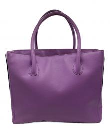 CELINE（セリーヌ）の古着「ヴィンテージトートバッグ」｜パープル