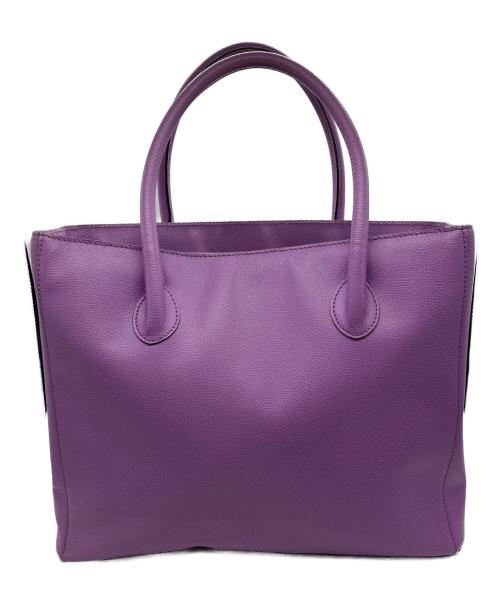 CELINE（セリーヌ）CELINE (セリーヌ) ヴィンテージトートバッグ パープルの古着・服飾アイテム
