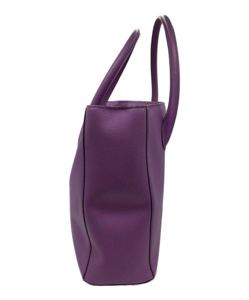 CELINE（セリーヌ）CELINE (セリーヌ) ヴィンテージトートバッグ パープルの古着・服飾アイテム