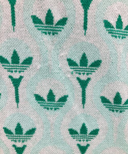 adidas（アディダス）adidas (アディダス) ポロシャツ グリーン×ネイビー サイズ:L 未使用品の古着・服飾アイテム