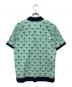 adidas (アディダス) ポロシャツ グリーン×ネイビー サイズ:L 未使用品：8000円