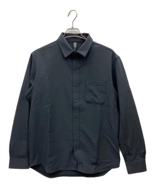 adidas（アディダス）adidas (アディダス) 長袖シャツ ブラック サイズ:Mの古着・服飾アイテム