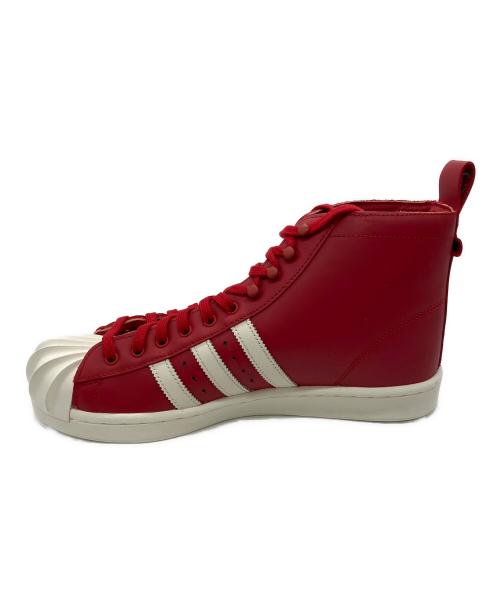 adidas（アディダス）adidas (アディダス) ハイカットスニーカー レッド×ホワイト サイズ:27.5の古着・服飾アイテム
