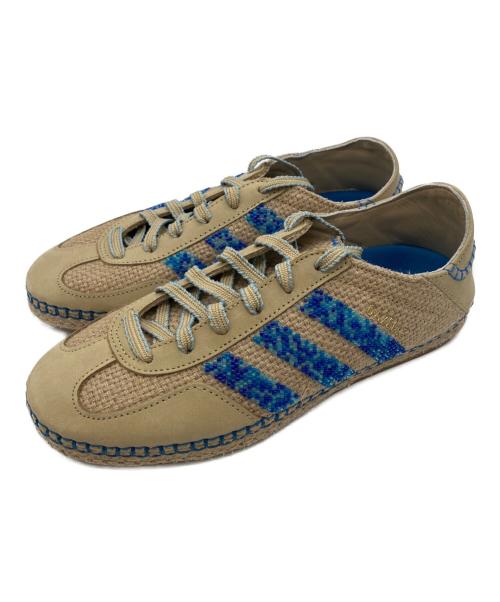 adidas（アディダス）adidas (アディダス) ローカットスニーカー カーキ×ブルー サイズ:25の古着・服飾アイテム