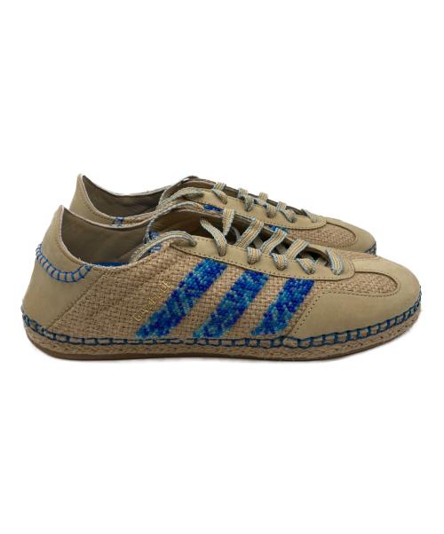 adidas（アディダス）adidas (アディダス) ローカットスニーカー カーキ×ブルー サイズ:25の古着・服飾アイテム