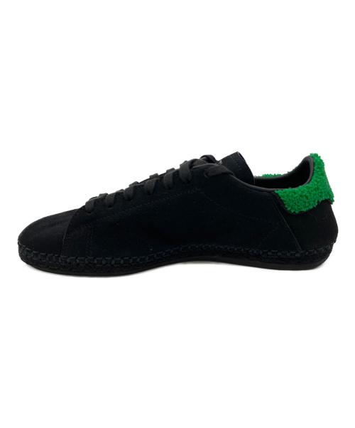 adidas（アディダス）adidas (アディダス) ローカットスニーカー ブラック×グリーン サイズ:25の古着・服飾アイテム