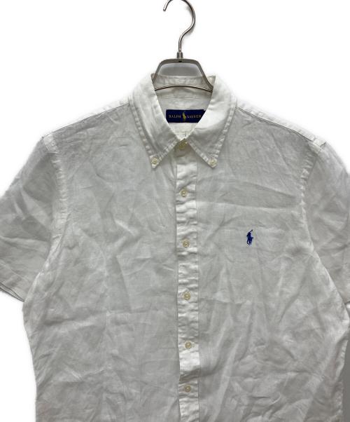 POLO RALPH LAUREN（ポロ・ラルフローレン）POLO RALPH LAUREN (ポロ・ラルフローレン) 半袖シャツ ホワイト サイズ:Mの古着・服飾アイテム