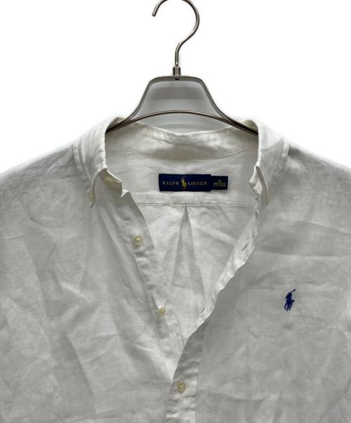 POLO RALPH LAUREN（ポロ・ラルフローレン）POLO RALPH LAUREN (ポロ・ラルフローレン) 半袖シャツ ホワイト サイズ:Mの古着・服飾アイテム