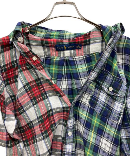 POLO RALPH LAUREN（ポロ・ラルフローレン）POLO RALPH LAUREN (ポロ・ラルフローレン) 長袖シャツ レッド×ブルー×グリーン サイズ:Mの古着・服飾アイテム