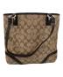 COACH (コーチ) トートバッグ ベージュ×ブラウン：6000円