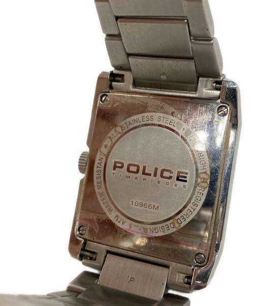 POLICE（ポリス）POLICE (ポリス) 腕時計 シルバーの古着・服飾アイテム