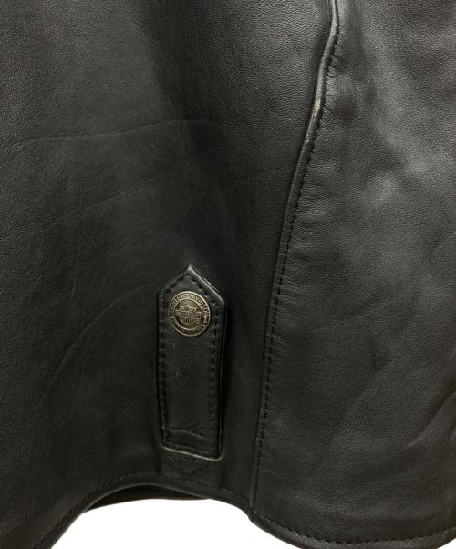 HARLEY-DAVIDSON（ハーレーダビッドソン）HARLEY-DAVIDSON (ハーレーダビッドソン) ライダースジャケット ブラック サイズ:Sの古着・服飾アイテム