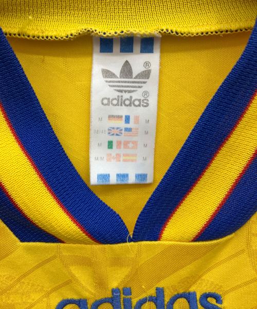 adidas（アディダス）adidas (アディダス) サッカーユニフォーム イエロー サイズ:Mの古着・服飾アイテム