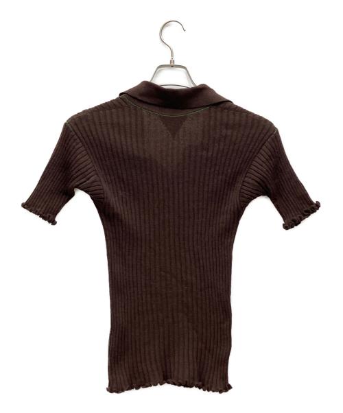 BOTTEGA VENETA（ボッテガベネタ）BOTTEGA VENETA (ボッテガベネタ) 薄手ニット ブラウン サイズ:XSの古着・服飾アイテム
