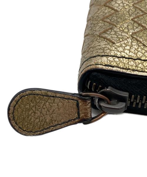BOTTEGA VENETA（ボッテガベネタ）BOTTEGA VENETA (ボッテガベネタ) コインケース ゴールドの古着・服飾アイテム